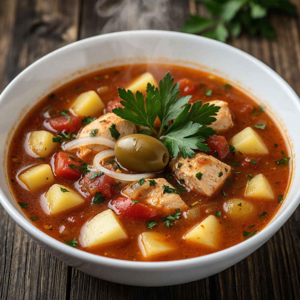 Солянка из капусты с курицей — полезная альтернатива классической! 🍲🌿