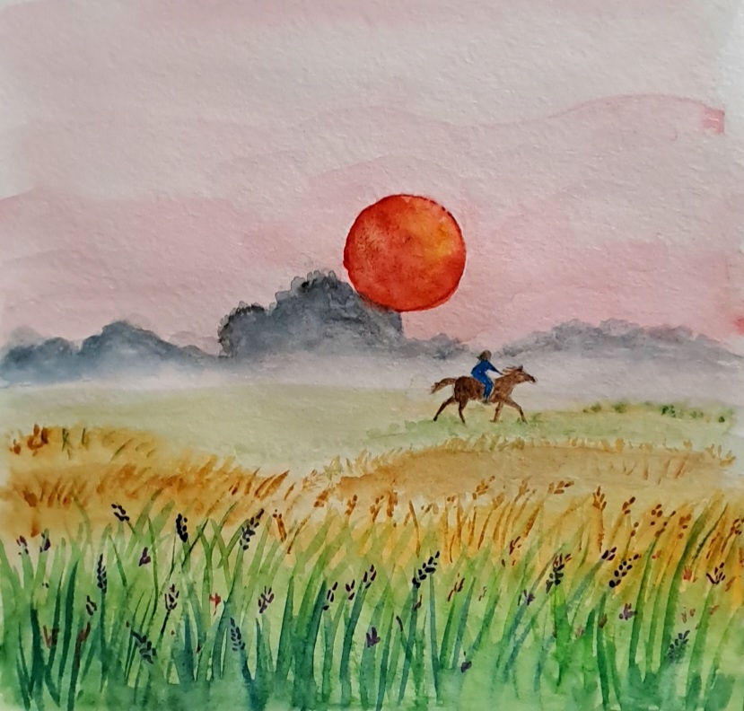 Иллюстрация к стихотворению "Летний вечер" А. Блока (фотография автора)