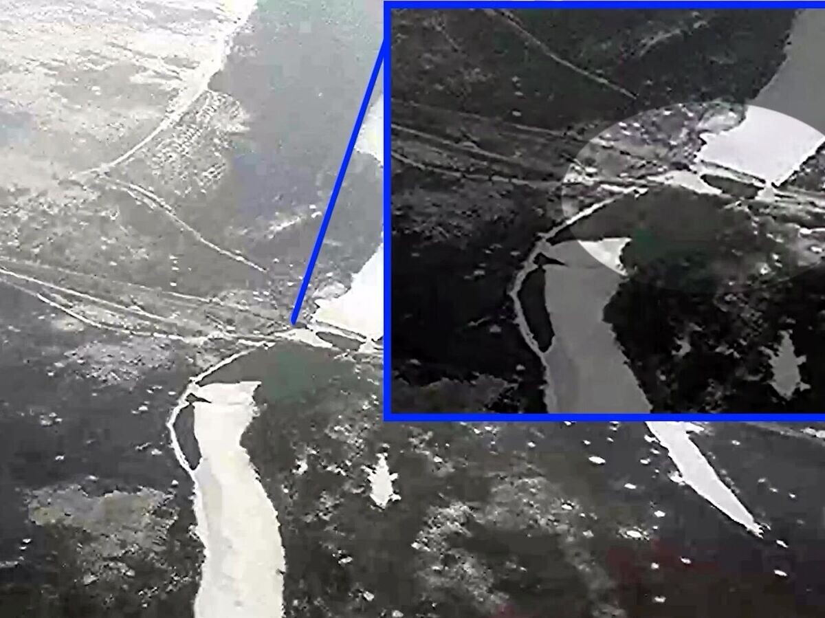    Уничтожение переправы ВСУ через реку Оскол в Харьковской области | © Министерство обороны РФ