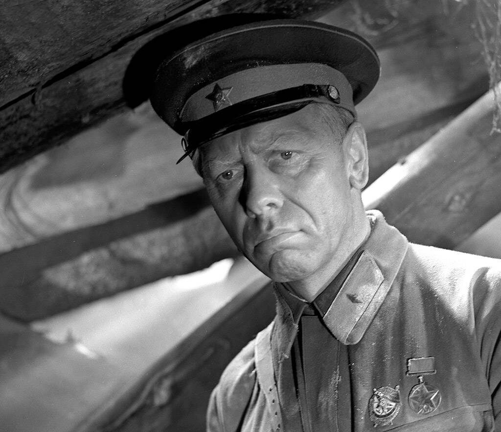 Анатолий Папанов в роли комбрига Серпилина (х\ф "Живые и мертвые", 1963 г)