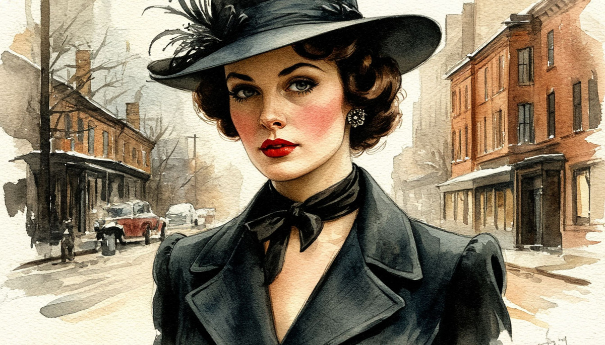 Роковая женщина того времени по версии ИИ