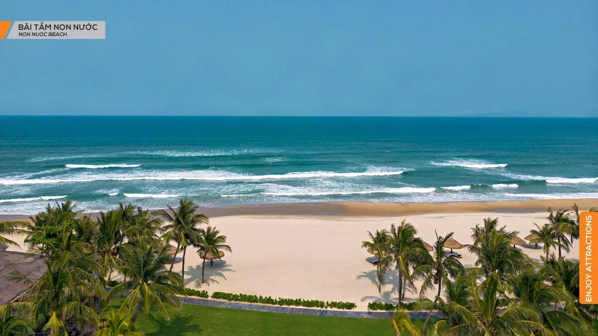    В Дананге широкие песчаные пляжи. Дананг, Вьетнам. Фото: Vietnam Tourism