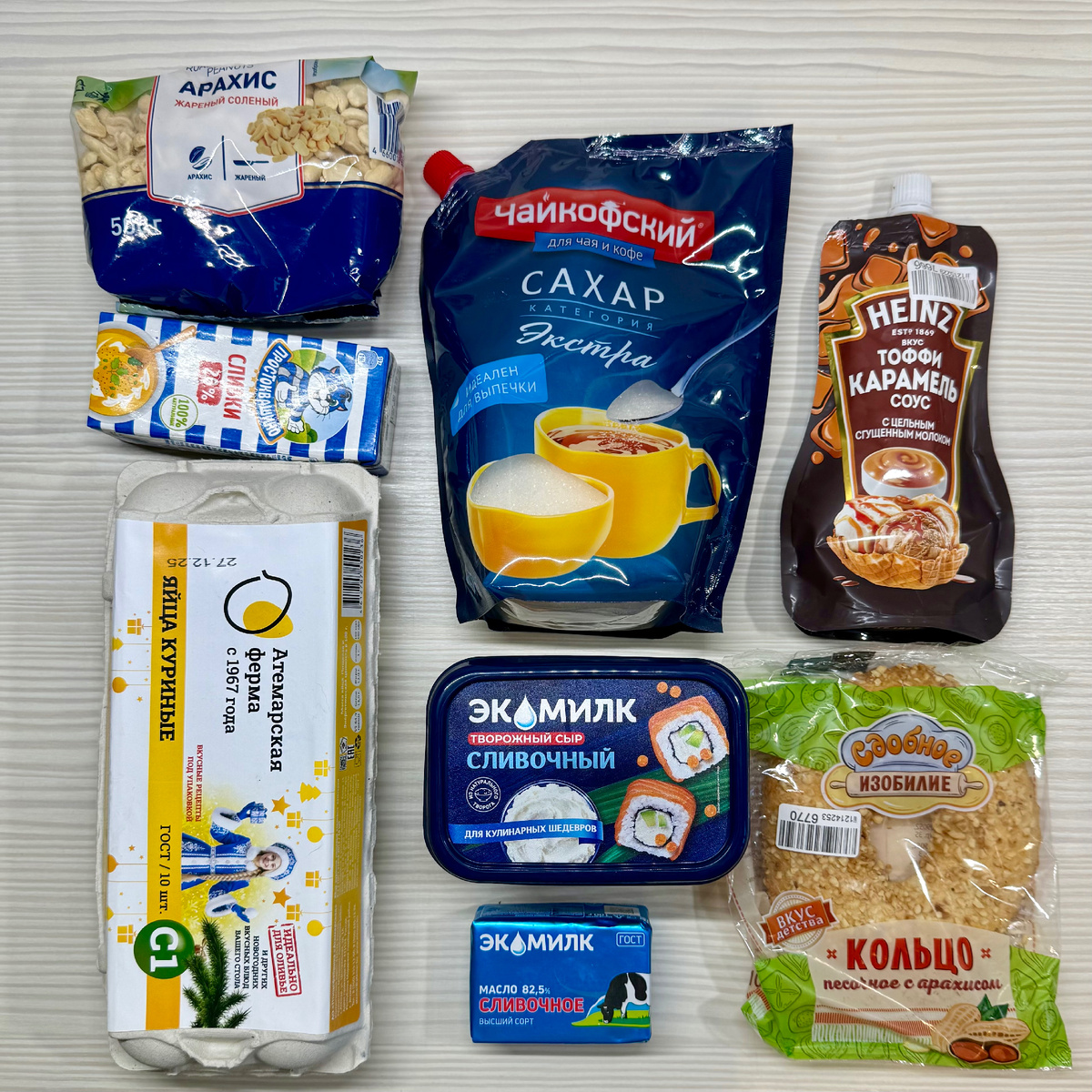 Составляющие чизкейка