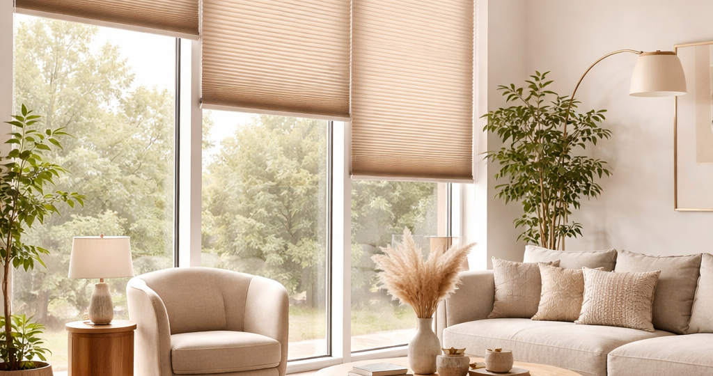Как меняется восприятие комнаты с жалюзи плиссе: эффект света, глубины и уюта