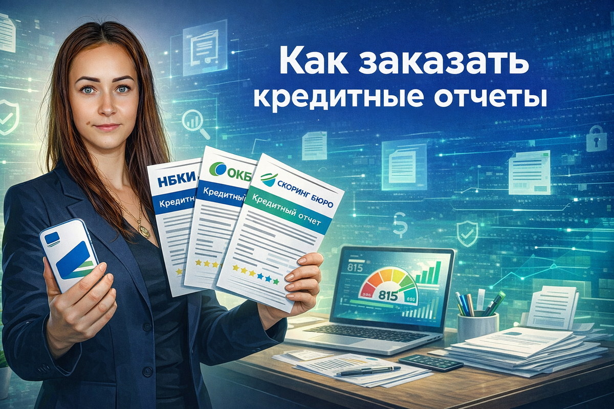 Подробная инструкция как заказать кредитные отчеты