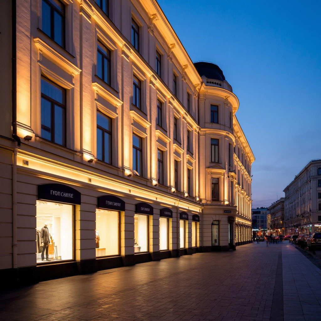 Освещение отеля