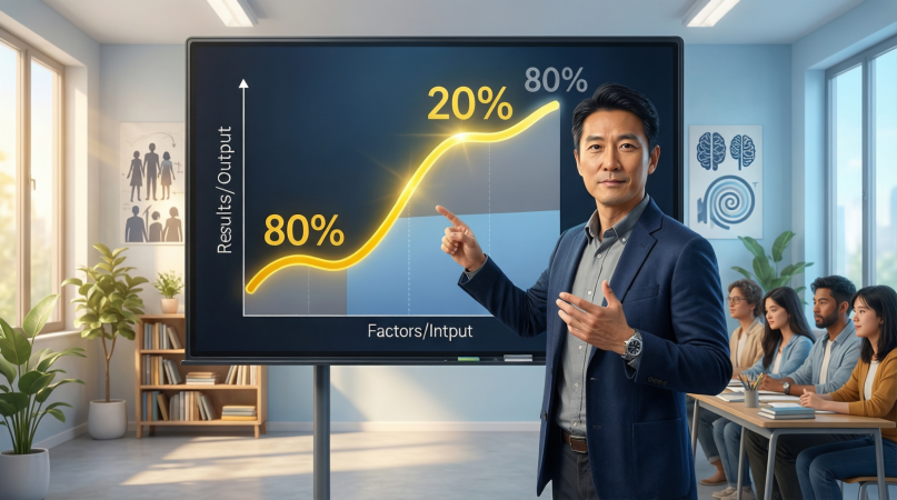 Рисунок сгенерированный ИИ для привлечения внимания к проблеме, но он не обьяснит как работает принцип, для этого нужно не просто прочитать девять ключевых идей, а попробовать сделать. Но кто у нас читает мелким шрифтом?!