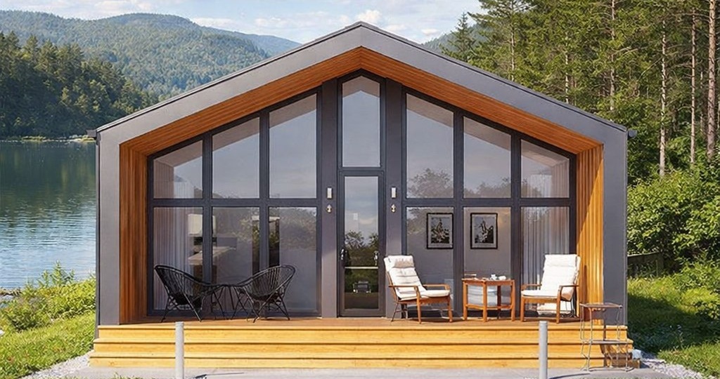Маленький каркасный дом для дачи: 44–70 м² для выходных и отдыха
