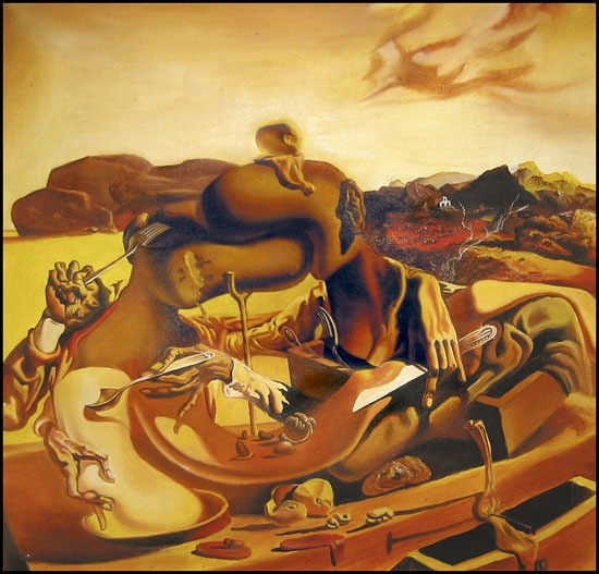 Сальвадор Дали. Осенний каннибализм. 1936.