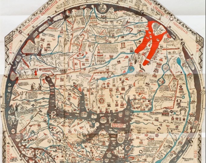 Где картографы XIII века поместили земной Рай: Загадка средневековой карты