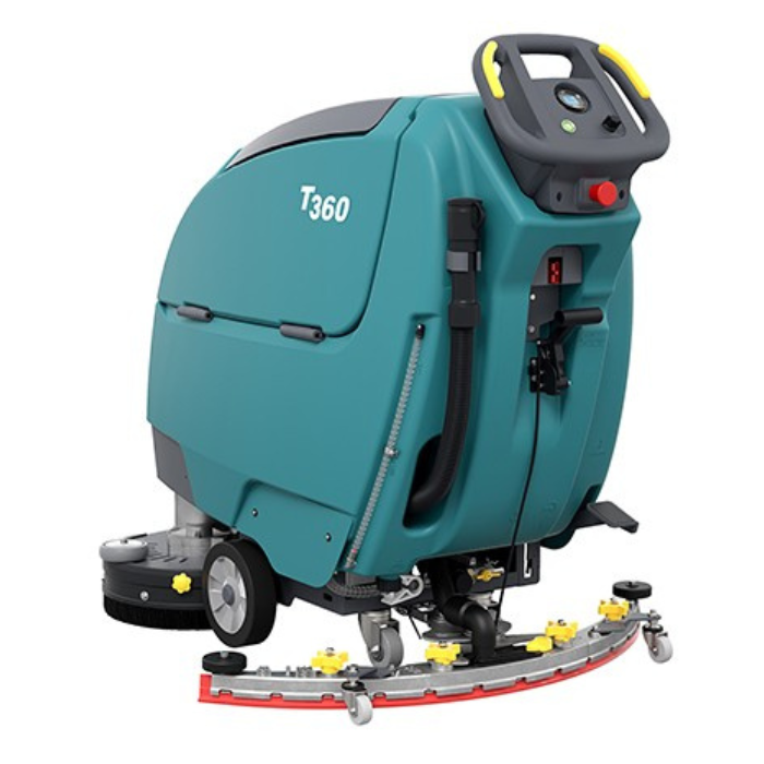 Аккумуляторная поломоечная машина с управлением стоя