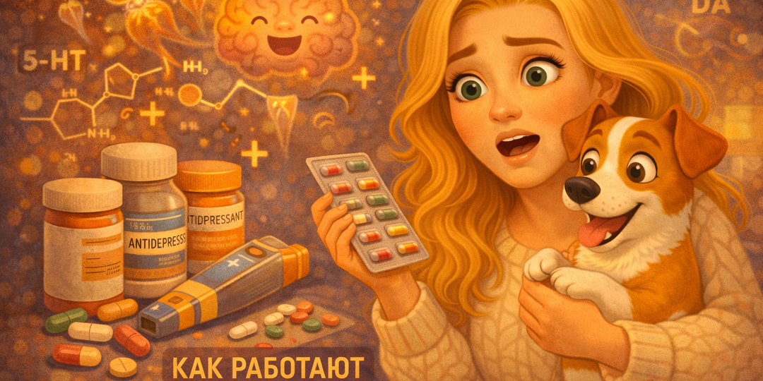 Антидепрессанты при тревоге: зачем их назначают и почему это не про «слабость характера»