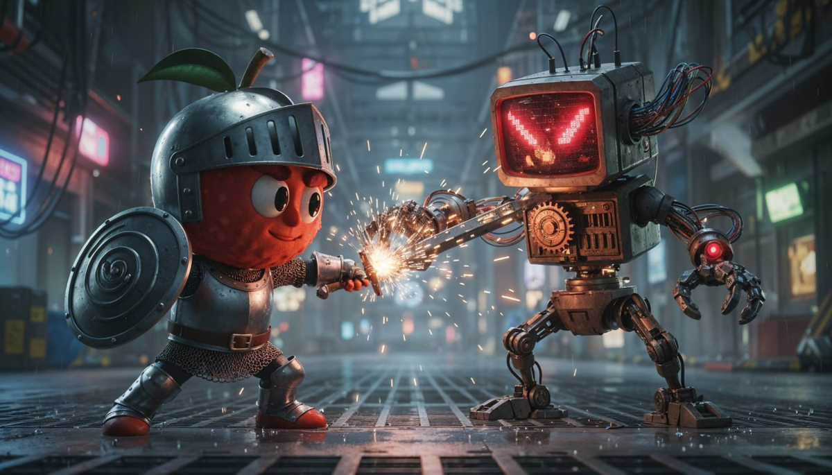 Личислав вступил в неравный бой с ботоводами и их творениями