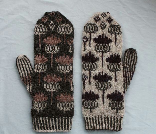 Узор "Чертополох": выглядит как люкс, а вяжется элементарно (схема внутри)