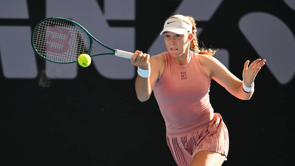 Мирра Андреева.📷Фото: Tennis - Brisbane International Tennis Tournament - Pat Rafter Arena, Brisbane, Australia - January / Zain Mohammed / AAP Image / Reuters