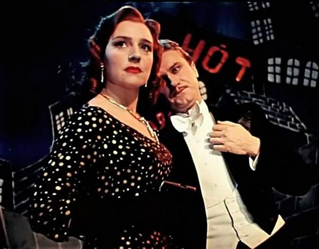 Кадр из фильма «Убийство на улице Данте (1956). Скриншот.