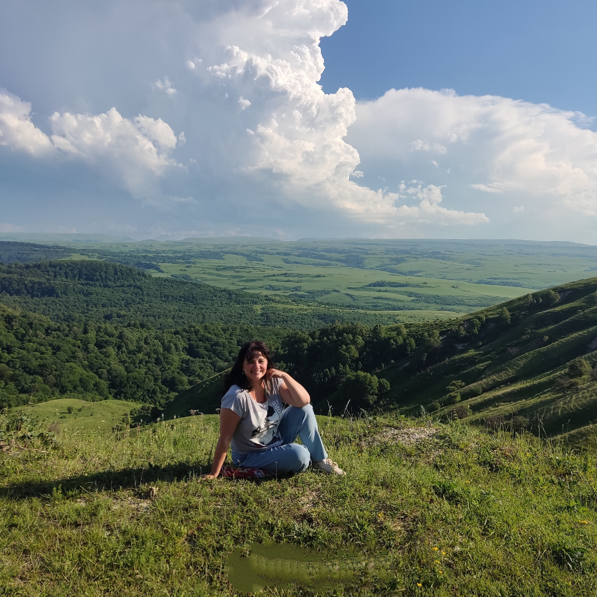 На горном перевале