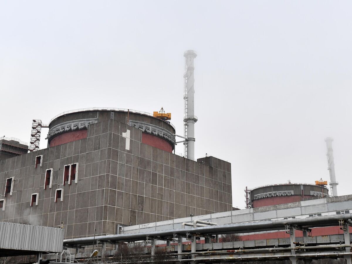    Запорожская АЭС в Энергодаре© РИА Новости . Евгений Биятов
