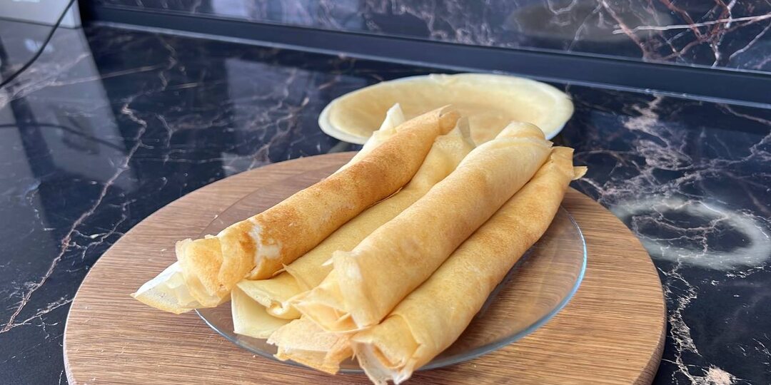 Блинчики с творожной начинкой