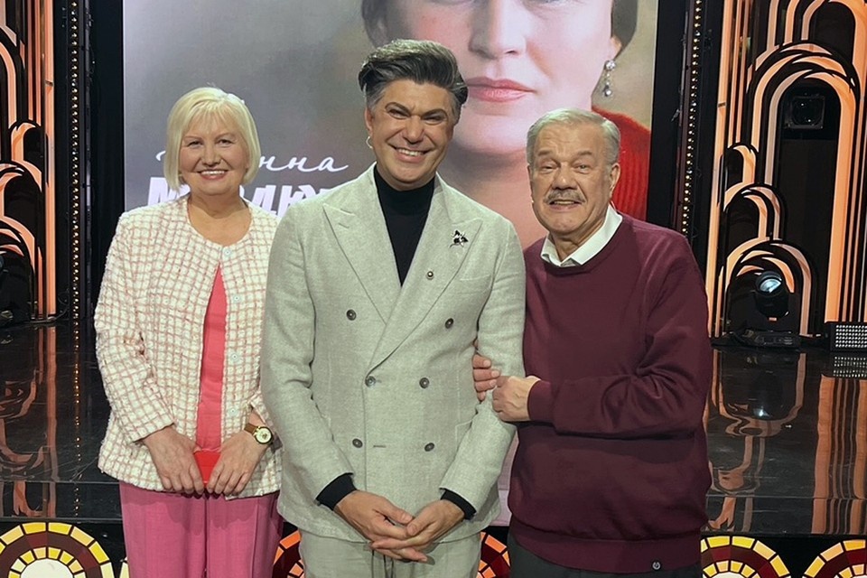    Журналисты «Комсомольской правды» на съемках программы «Сегодня вечером» с Николаем Цискаридзе. Александр ГАМОВ