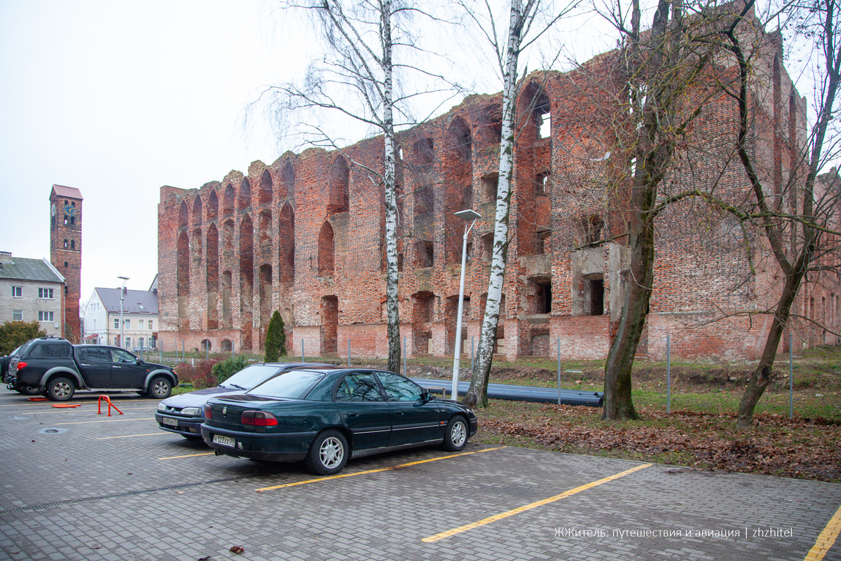 Замок Рагнит в российском городе Неман