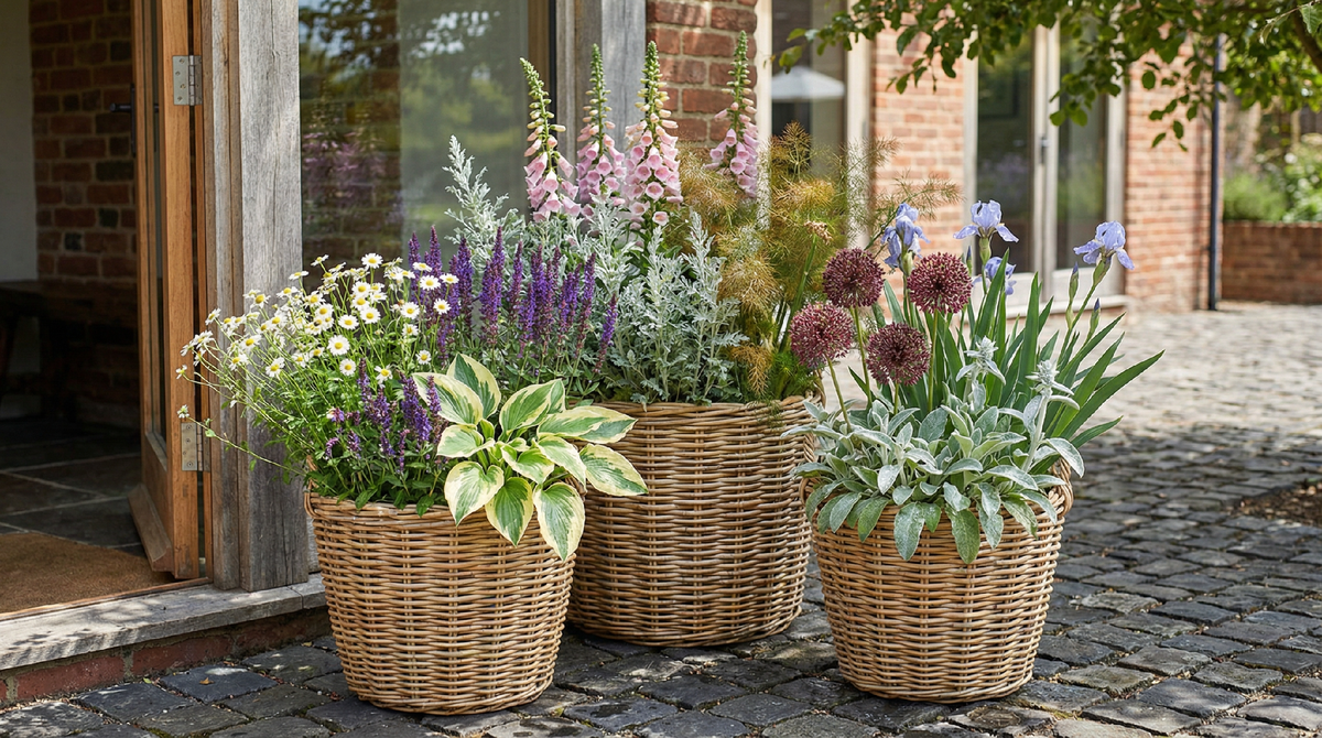 неприхотливые многолетники для кашпо