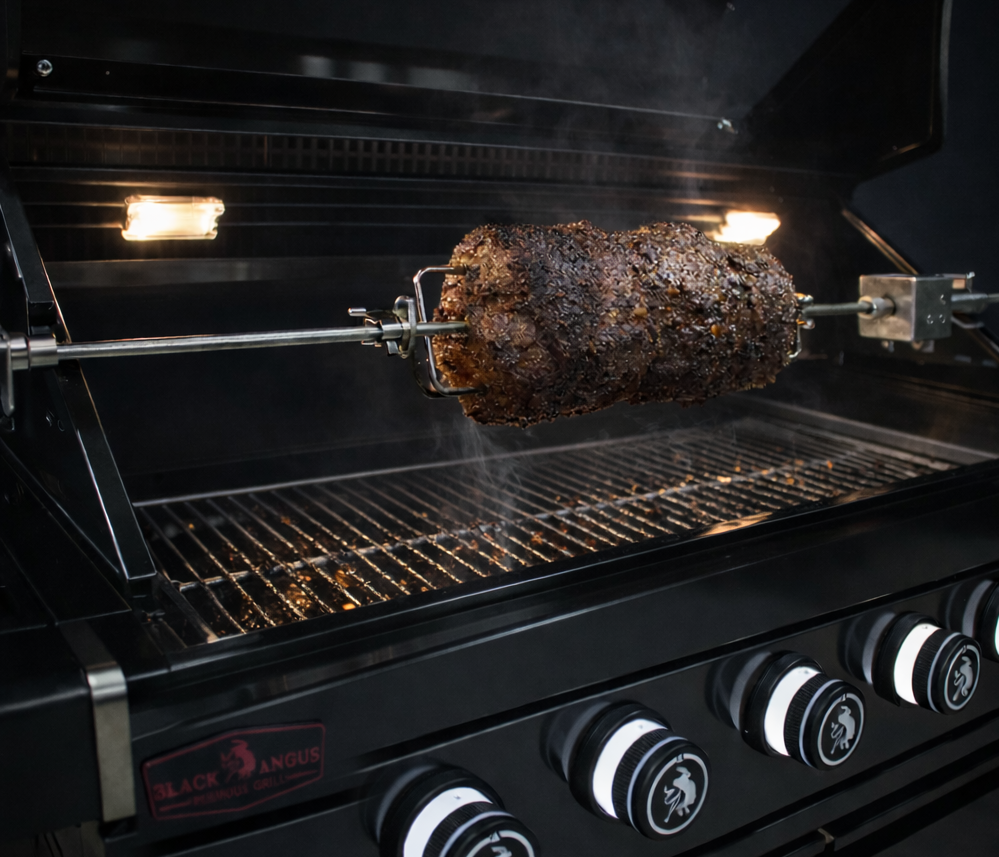 Готовим ростбиф на газовом гриле Black Angus Premium Grill