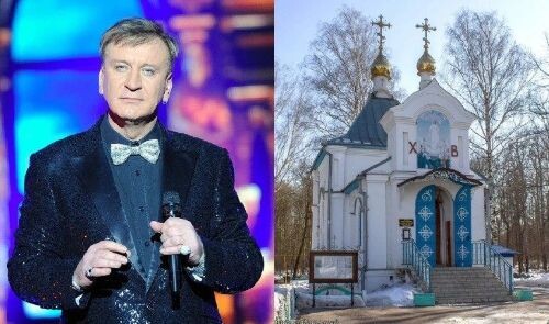 Сергей Пенкин и построенный, подаренный им храм часовня.