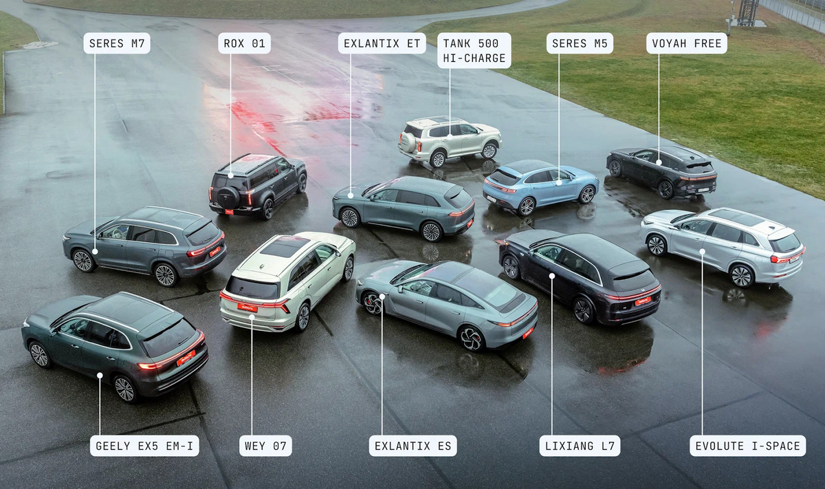 Конкуренты перед дорожным тестом