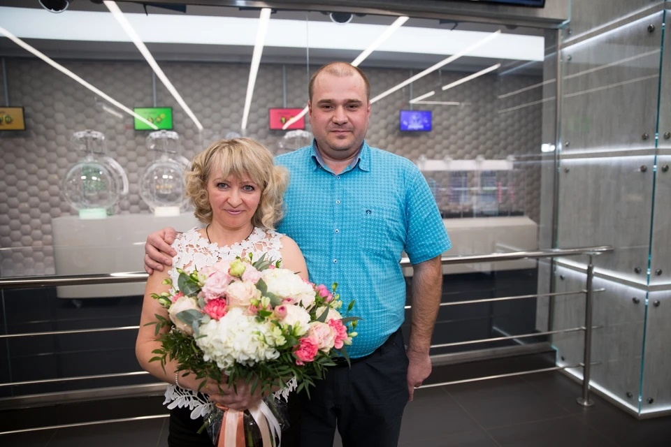 Оксана и ее муж Николай. Фото: пресс-служба Столото
