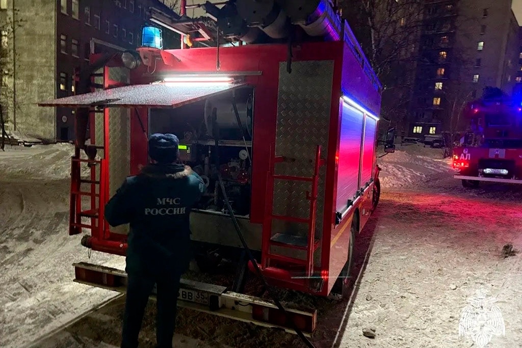    Пожар произошел вечером 15 января на Советском,