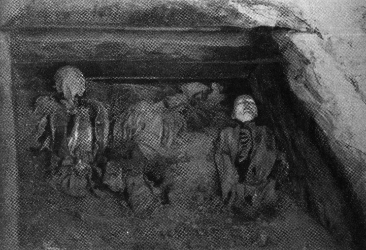 Погребение кукол в одежде. Оглахтинский могильник, Мартынов А. И. Археология СССР, издательство "Высшая школа", М., 1973, с. 161