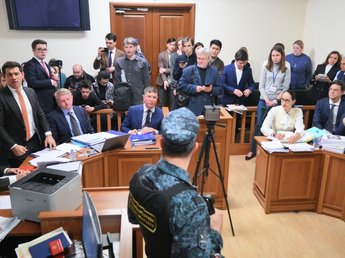    Предварительные слушания по иску Банка России к бельгийскому Euroclear Bank в арбитражном суде Москвы© РИА Новости . Юрий Кочетков