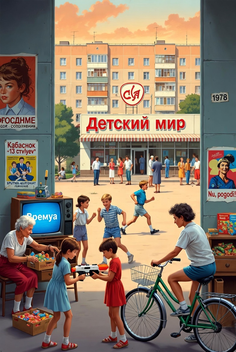 Беззаботное детство в СССР