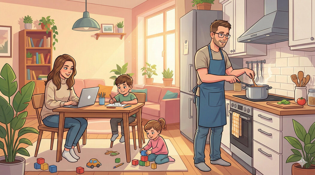 Почему мужчина до сих пор «помогает» по дому? Конец эпохи отцов-ассистентов