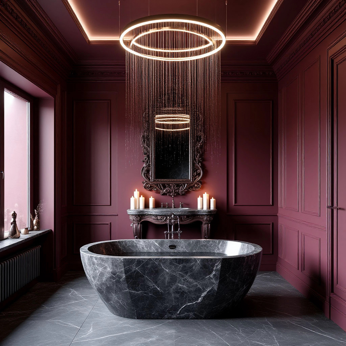 Интерьер ванной комнаты для Скорпиона. Дизайн интерьера студия Архикомфорт