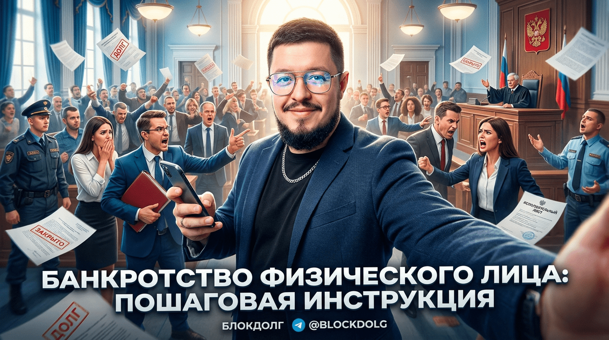    Подробная инструкция по процедуре банкротства физического лица без ошибок Максим