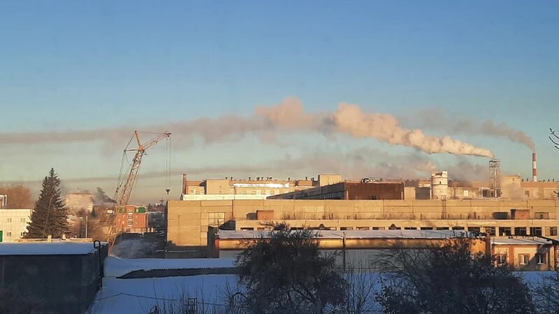     Режим "черного неба" в Барнауле. altapress.ru