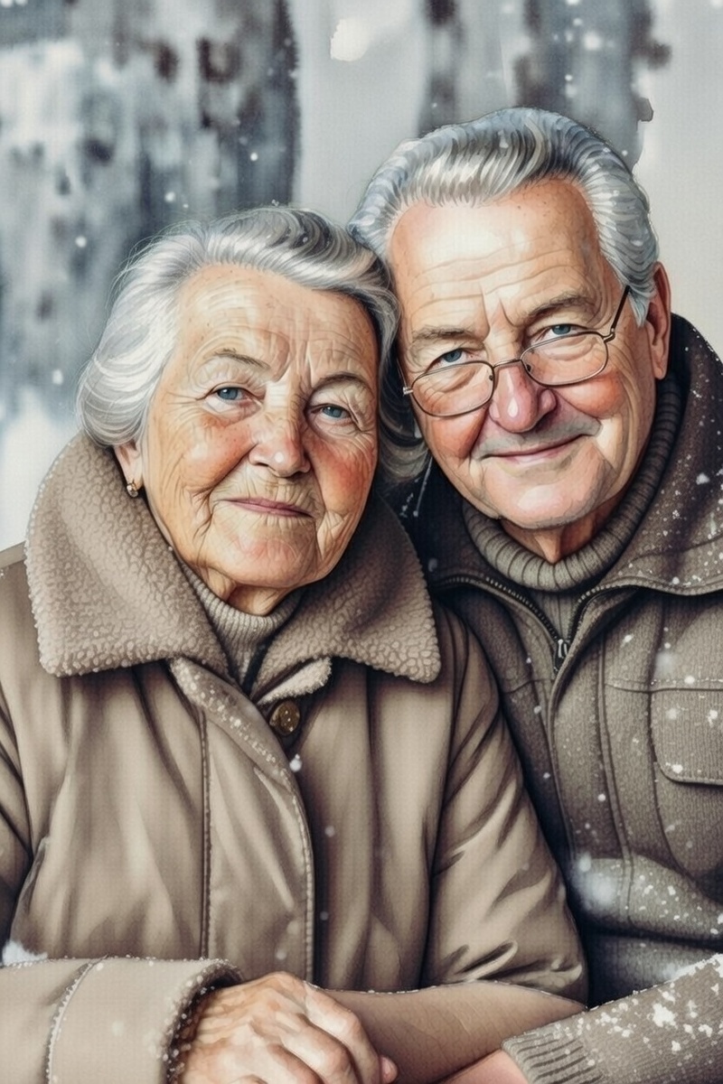 Бабушка Валя и дедушка Миша