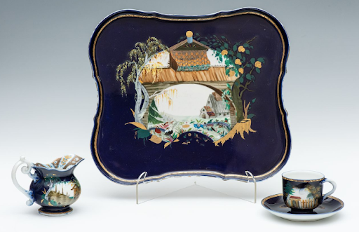 Зинаида Кобылецкая. Чайный сервиз. 1923 / Фотография с официального сайта Государственного Русского музея