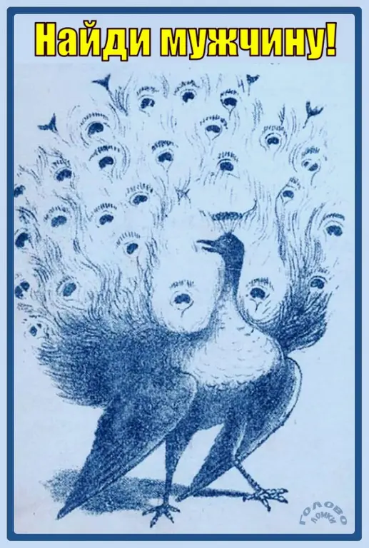 🦚 Где спрятался бородатый мужчина? Разгадай винтажную загадку!