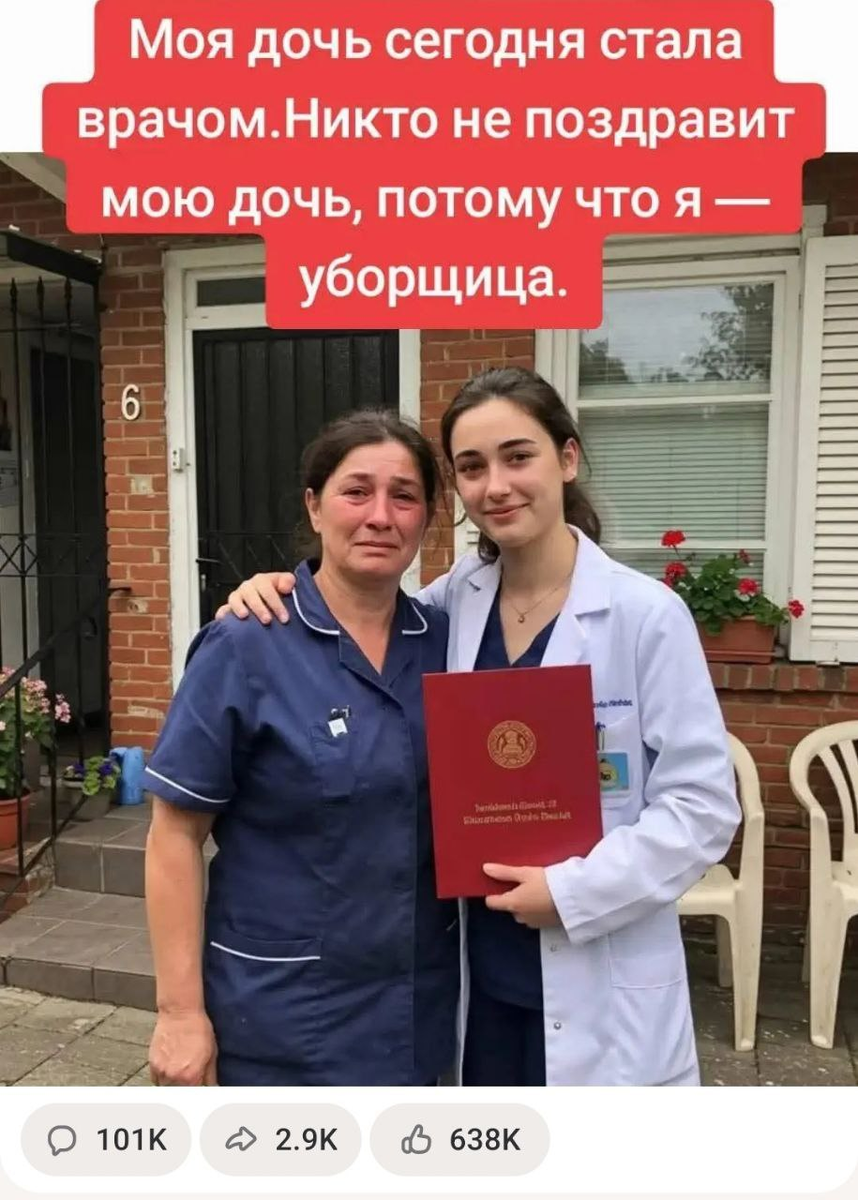 Ещё один реальный пример. Посмотрите, какая реакция