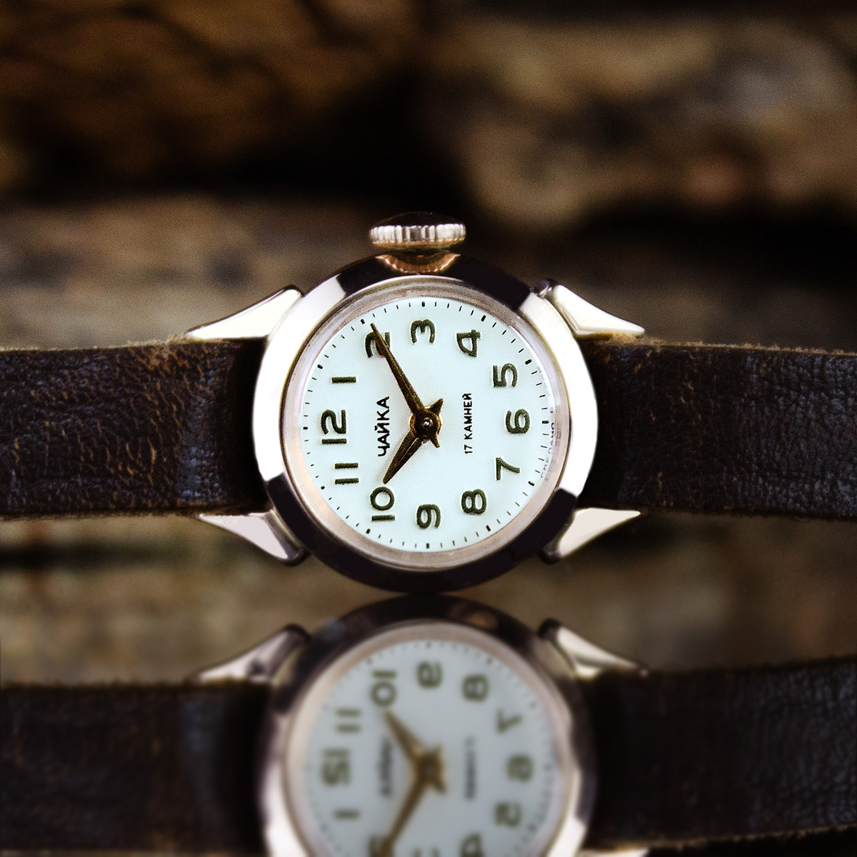 Женские Часы «Чайка» 583 пробы, золотые