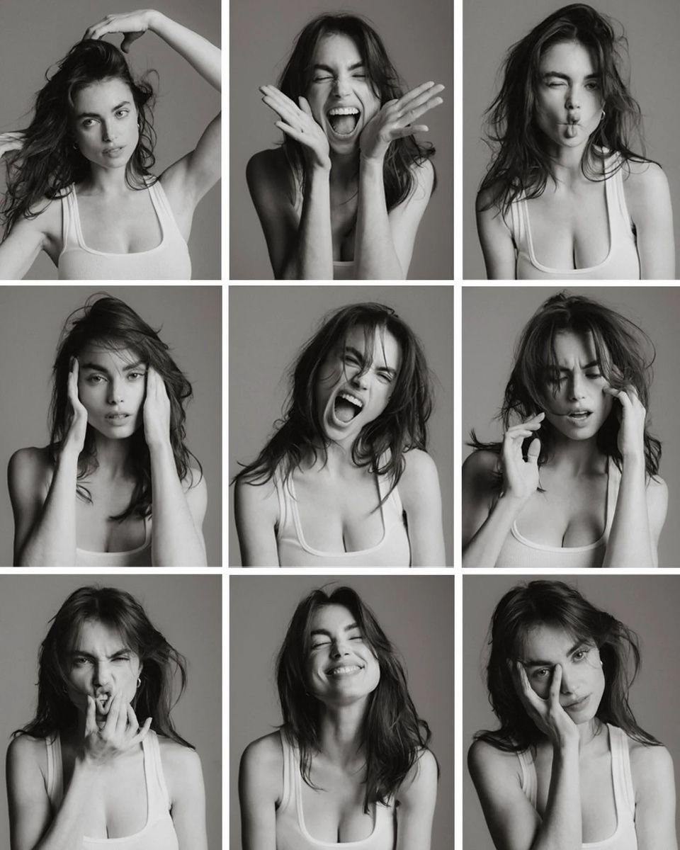 Примеры позирования портрет 