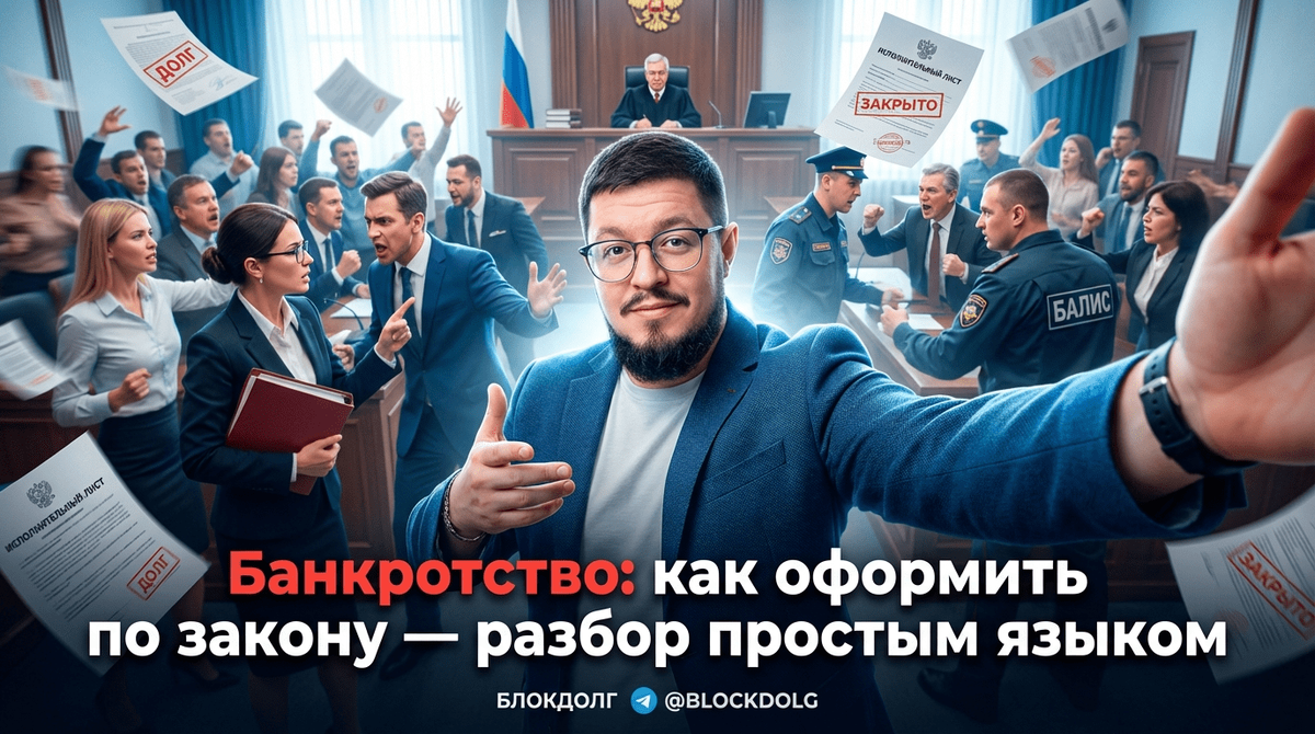    Разбор процесса банкротства простым языком Максим