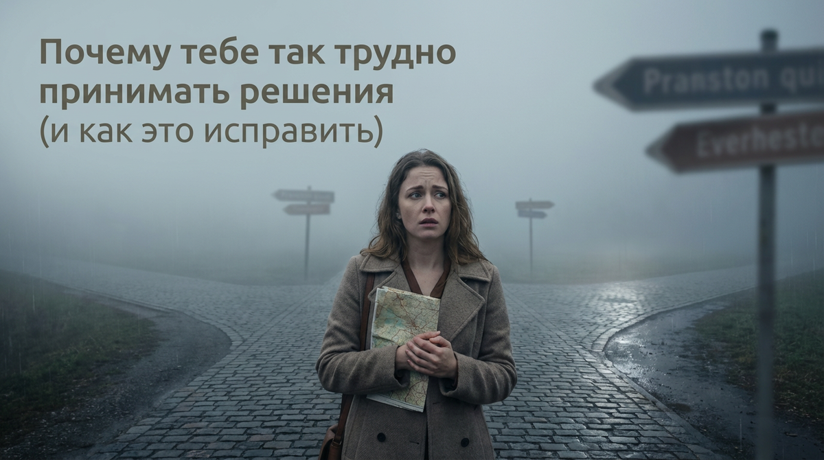 Почему тебе так трудно принимать решения