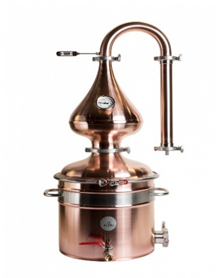 Медный самогонный аппарат Medium на кубе 25 л «Старый Медник»