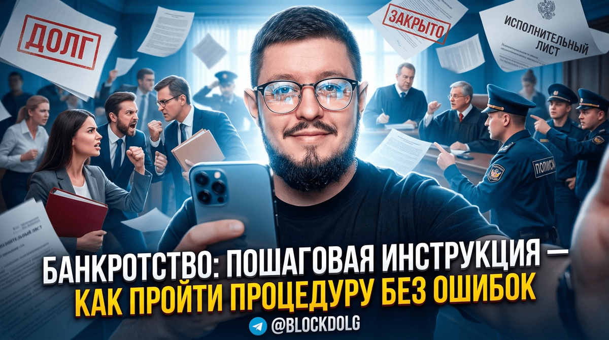    Пошаговая инструкция по банкротству Максим