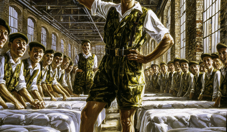 Сержант ВДВ со шрамом на шее