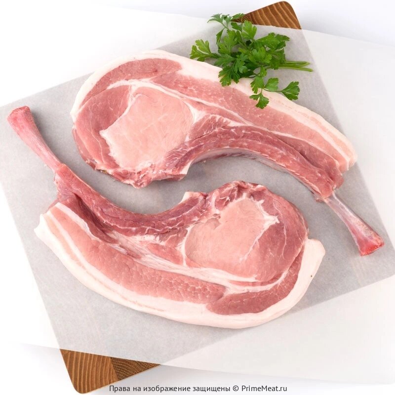 Стейк Томагавк из свиной корейки - 1 181 ₽ за 1 кг